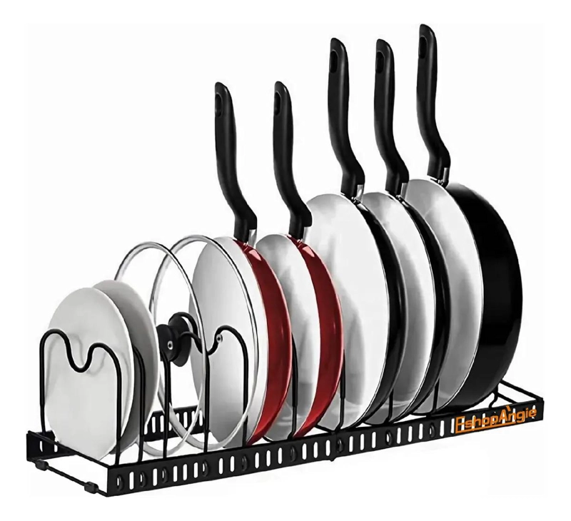ORGANIZADOR AJUSTABLE PARA SARTENES Y OLLAS CON COMPARTIMENTOS - 1