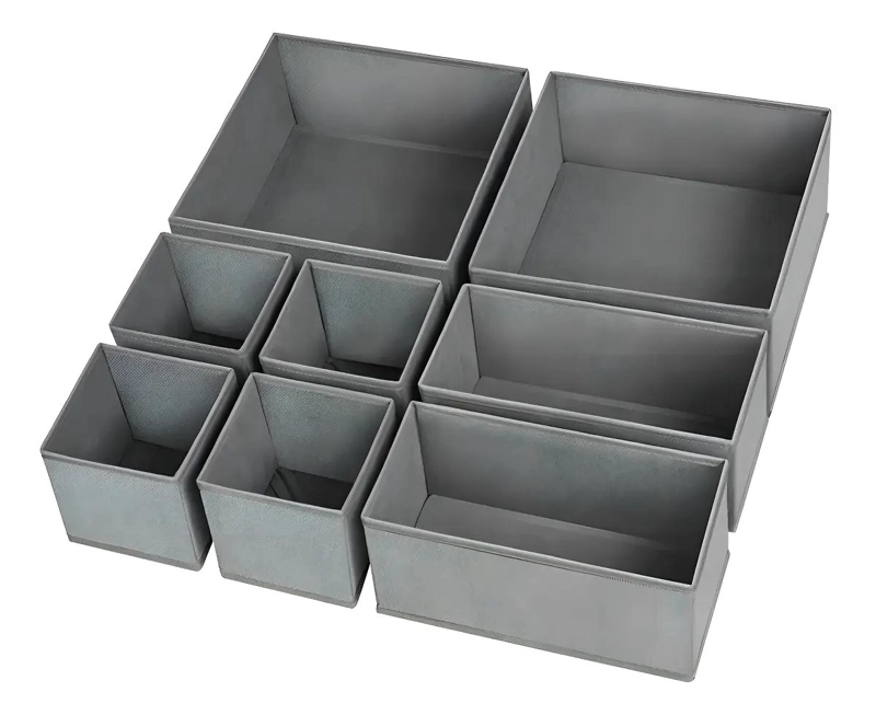 ORGANIZADOR PARA CAJONES CON SEPARADORES PARA ROPA INTERIOR PACK DE 8 - 1