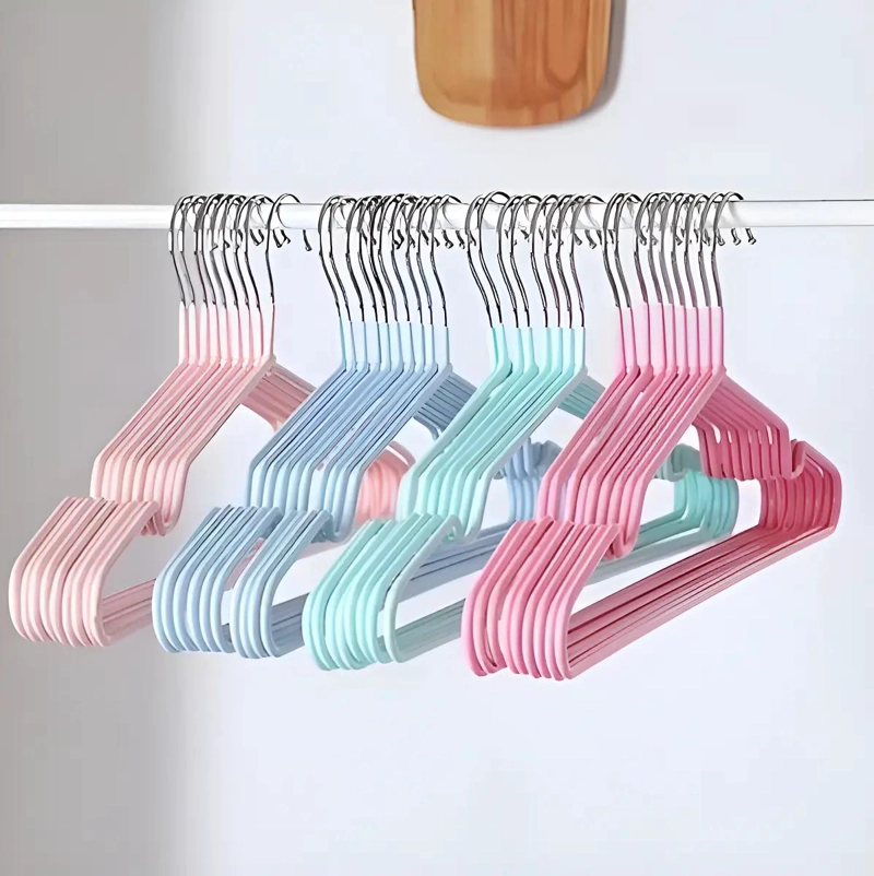SET DE 30 GANCHOS ANTIDESLIZANTES PARA ROPA CON DISEÑO RESISTENTE - 5