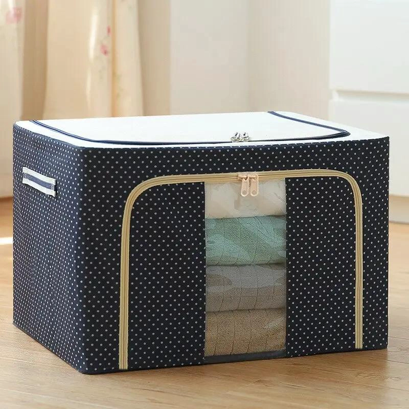 ORGANIZADOR PLEGABLE DE TELA PARA ROPA DE BEBE  CON CAJONES - 4