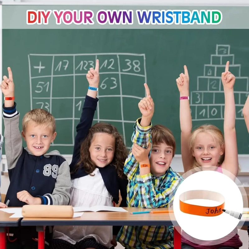 600 PULSERAS DE PAPEL TYVEK PARA EVENTOS Y CONTROL DE ACCESO - 3