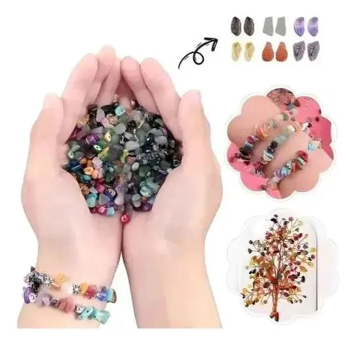 CRISTAL PIEDRA CUENTA PARA COLLAR PULSERA Y ARETE DIY 934 UNIDADES - 2