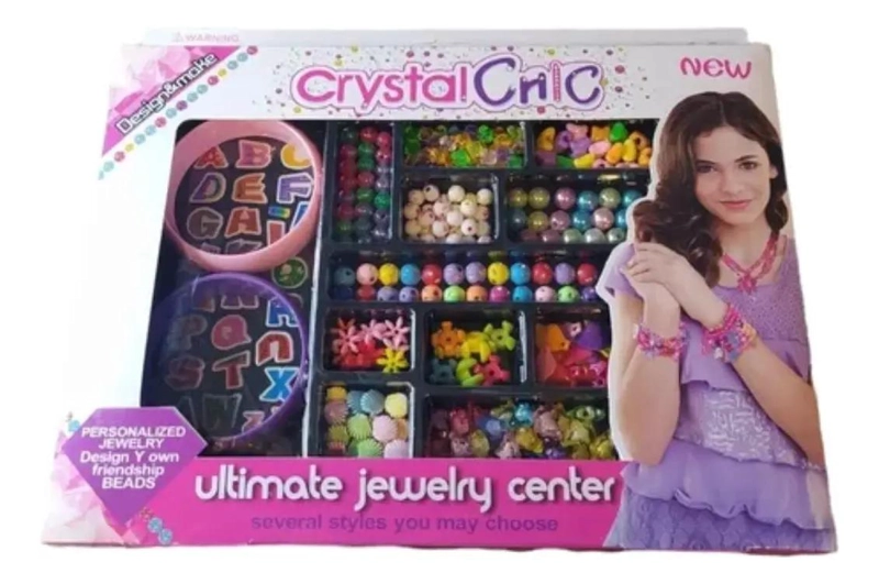 SET PARA CREAR PULSERAS CON CUENTAS DE COLORES Y ACCESORIOS - 1