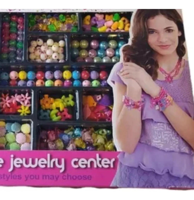 SET PARA CREAR PULSERAS CON CUENTAS DE COLORES Y ACCESORIOS - 3