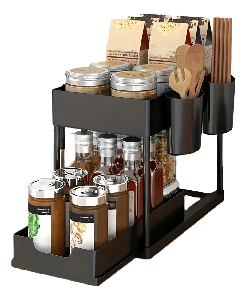 ORGANIZADOR DESLIZANTE PARA BAÑO Y COCINA CON DISEÑO SIMPLE Y FUNCIONAL - 1