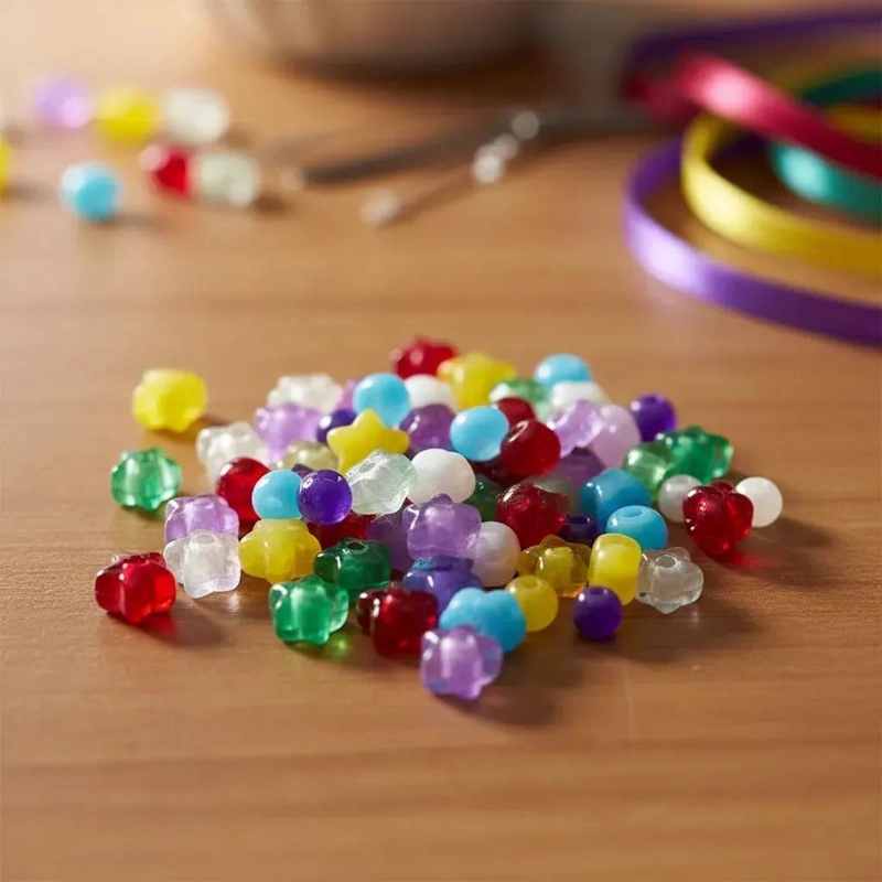 SET COMPLETO PARA CREAR PULSERAS Y COLLARES CON 1100 ACCESORIOS VARIADOS - 3