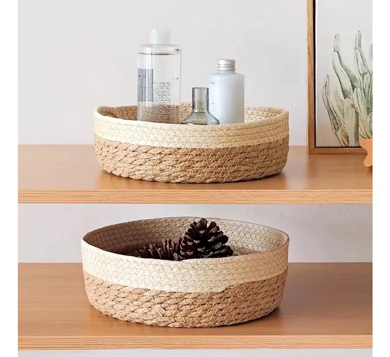 SET DE 3 CESTAS REDONDAS PARA ALMACENAMIENTO Y ORGANIZACION - 3