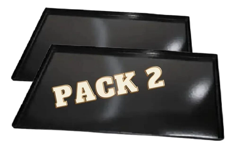 BANDEJA ENLOZADA REFORZADA PARA HORNOS 65X58 CM PACK 2 UNIDADES - 1