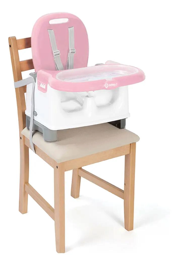SILLA PARA COMER TIPO BOOSTER COLOR ROSA CON DISEÑO COMODO Y SEGURO - 4