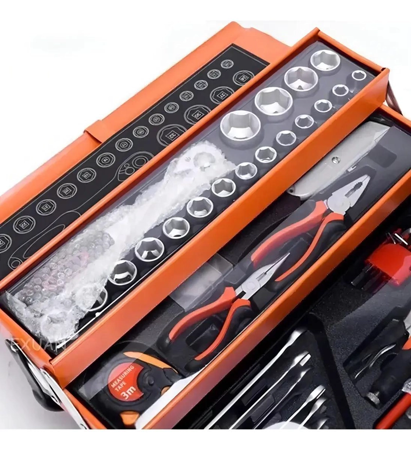 SET DE HERRAMIENTAS PLEGABLE CON 85 PIEZAS Y 5 NIVELES - 2
