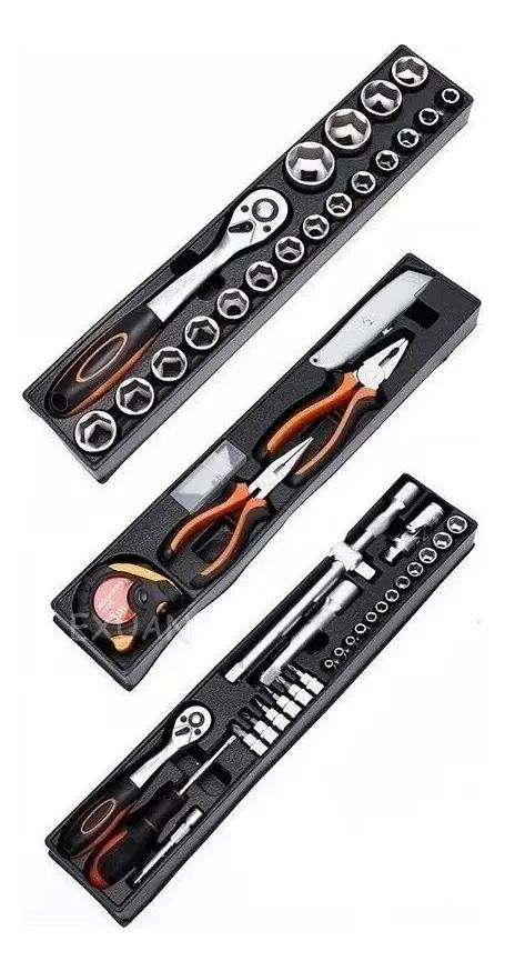 SET DE HERRAMIENTAS PLEGABLE CON 85 PIEZAS Y 5 NIVELES - 4