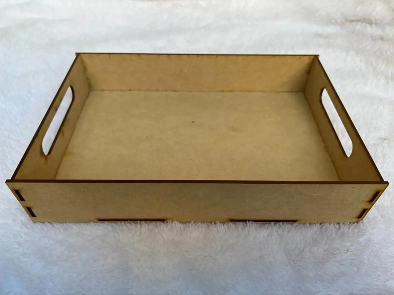 SET DE 12 BANDEJAS DE MDF DE 20X30X6 CM PARA ORGANIZACION - 2