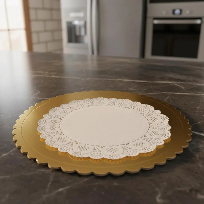 SET DE 10 BANDEJAS GRUESAS DE 40 CM Y 10 BLONDAS DE 31.8 CM PARA TORTAS - 3