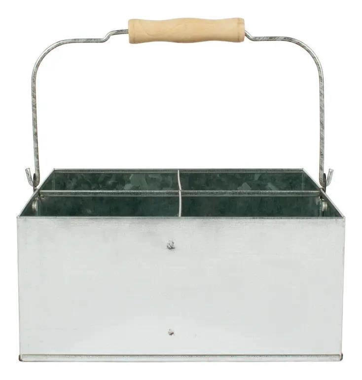 CANASTO GALVANIZADO CON MANGO CAPACIDAD 2 LITROS PACK 30 UNIDADES - 2