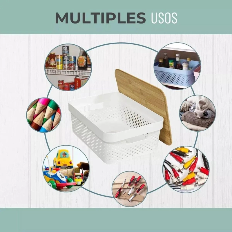 CAJA ORGANIZADORA PLASTICA MULTIUSO PARA ALMACENAMIENTO Y ORDEN - 2