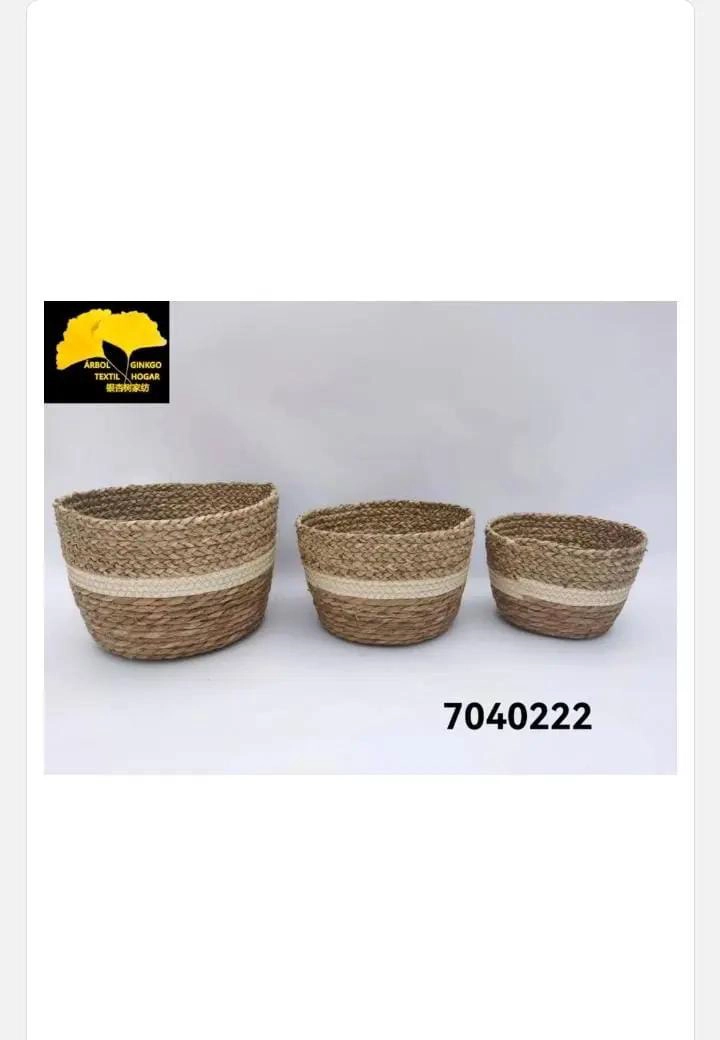 SET DE 3 CANASTOS ORGANIZADORES PARA ALMACENAMIENTO EN HOGAR - 5