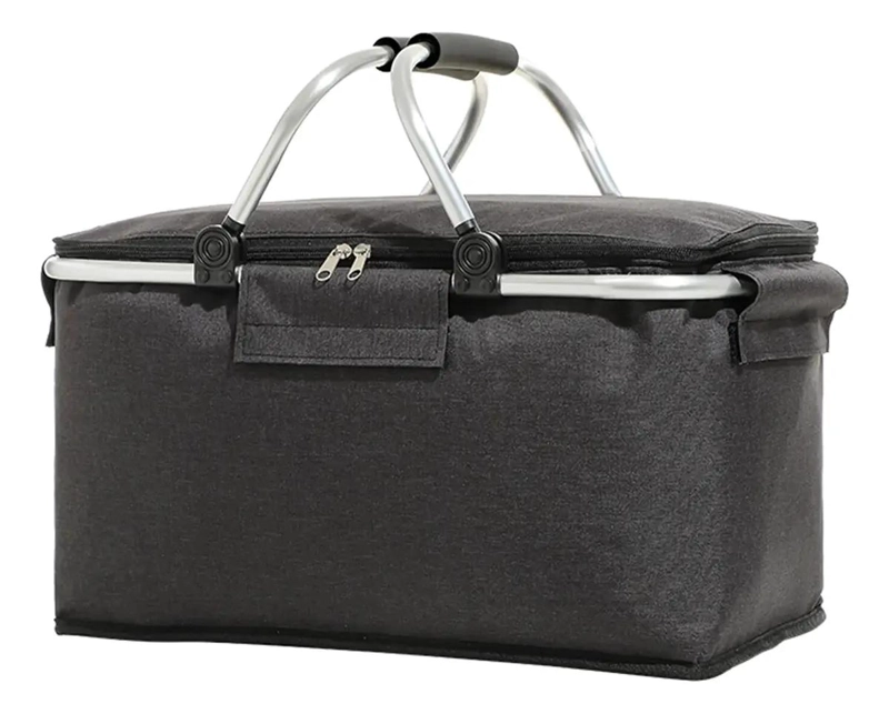 CANASTO DE PICNIC IMPERMEABLE PARA 4 PERSONAS CON CESTA TE RMICA - 1
