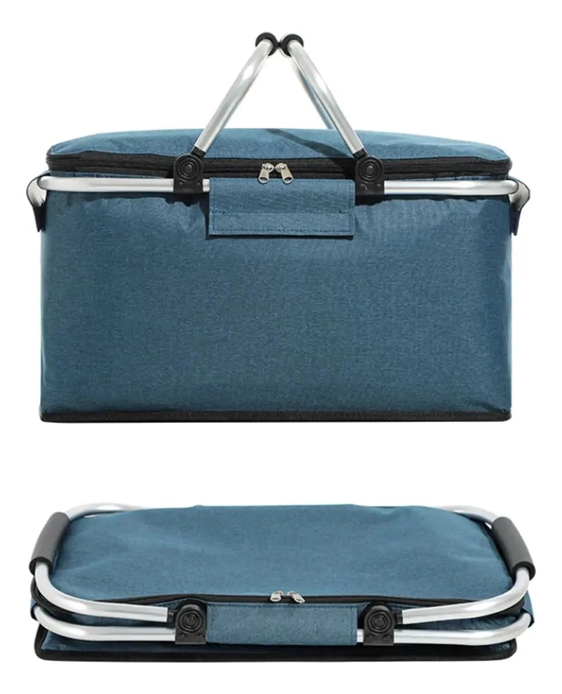 CANASTO DE PICNIC IMPERMEABLE PARA 4 PERSONAS CON CESTA TE RMICA - 2