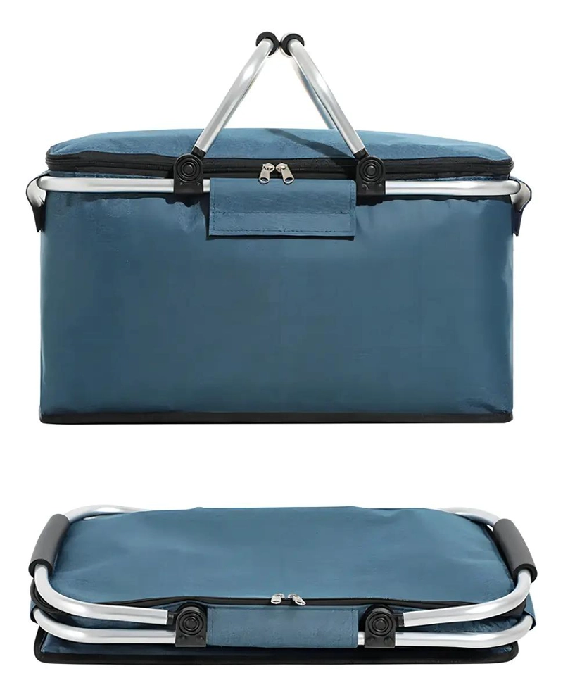 CANASTO DE PICNIC TE RMICO IMPERMEABLE PARA 4 PERSONAS CON COMPARTIMENTOS - 2