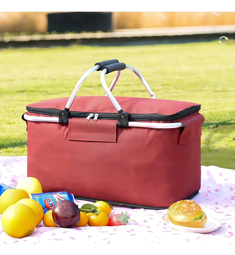 CANASTO DE PICNIC TE RMICO IMPERMEABLE PARA 4 PERSONAS CON COMPARTIMENTOS - 5