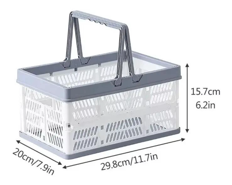 CANASTO ORGANIZADOR PLEGABLE PARA ALMACENAMIENTO Y ORDEN - 3