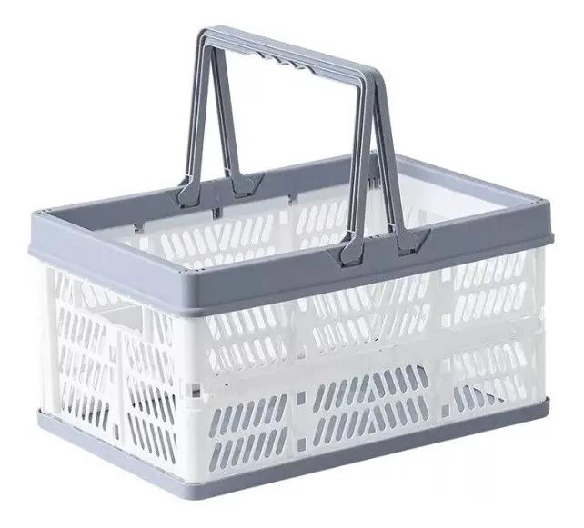 CANASTO ORGANIZADOR PLEGABLE PARA ALMACENAMIENTO Y ORDEN - 5