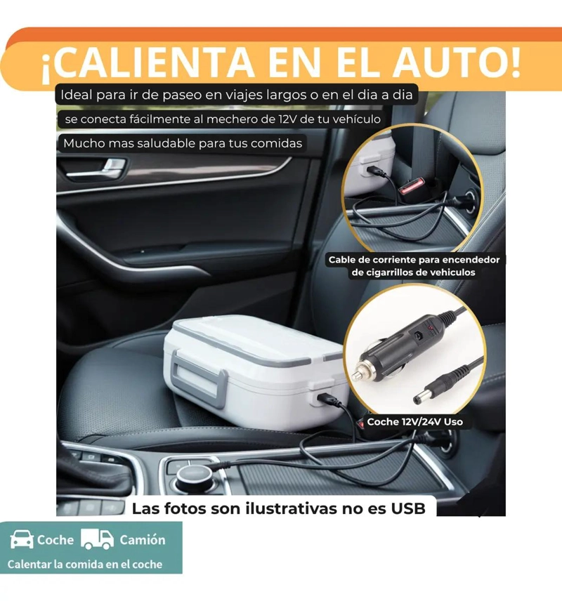 LONCHERA ELE CTRICA PORTATIL TE RMICA PARA ALIMENTOS 1.5 LITROS - 3