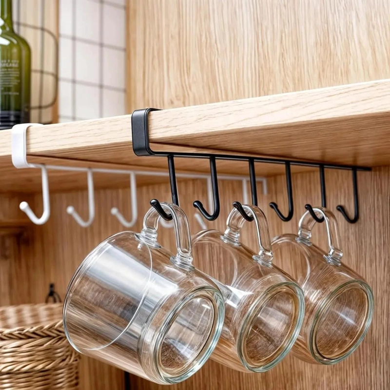 SET DE 4 GANCHOS ORGANIZADORES COLGANTES PARA COCINA Y BAÑO - 5