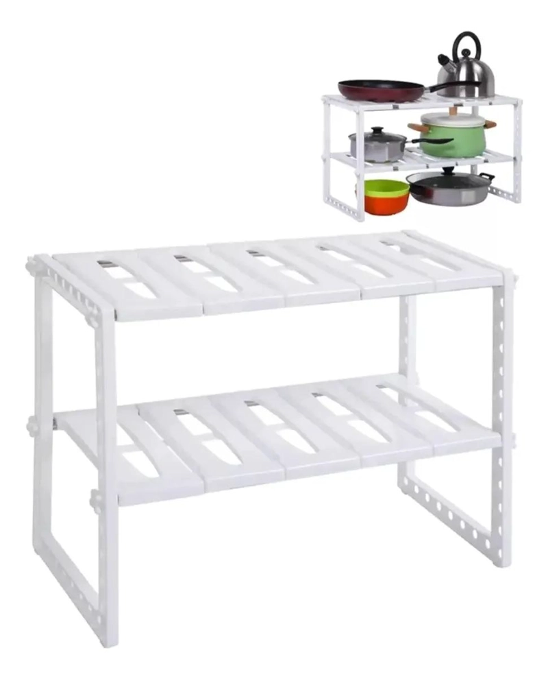 ORGANIZADOR PARA COCINA MULTIUSO CON ESTANTES PARA OLLAS Y UTENSILIOS - 1