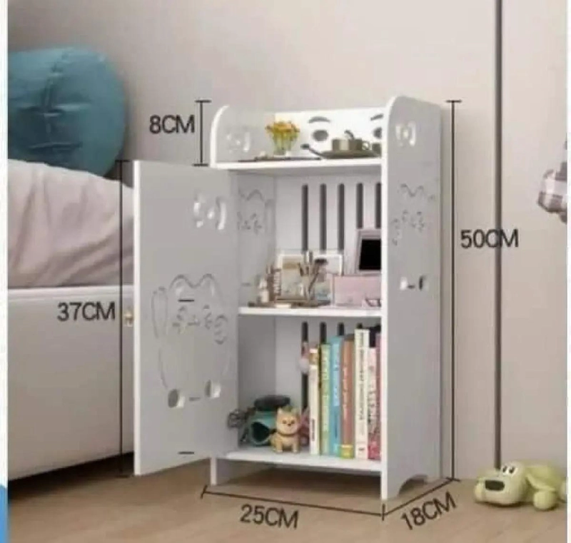 VELADOR ORGANIZADOR CON REPISA PARA MESA DE NIÑO CON ESPACIO DE ALMACENAMIENTO - 3