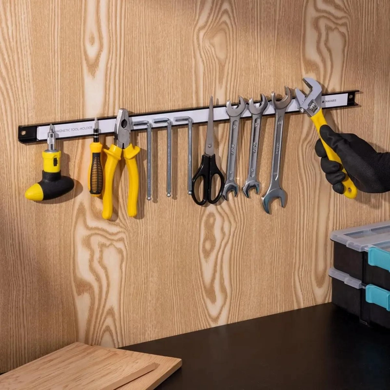 BARRA MAGNE TICA PARA ORGANIZAR HERRAMIENTAS Y CUCHILLOS EN COCINA O TALLER - 3