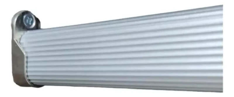 BARRA COLGANTE OVALADA PARA CLOSET SOPORTE DE ALUMINIO 100 CM - 1
