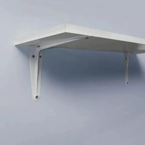 ESCUADRA BLANCA PARA ESTANTE DE 15 X 20 CM PACK 12 UNIDADES - 4