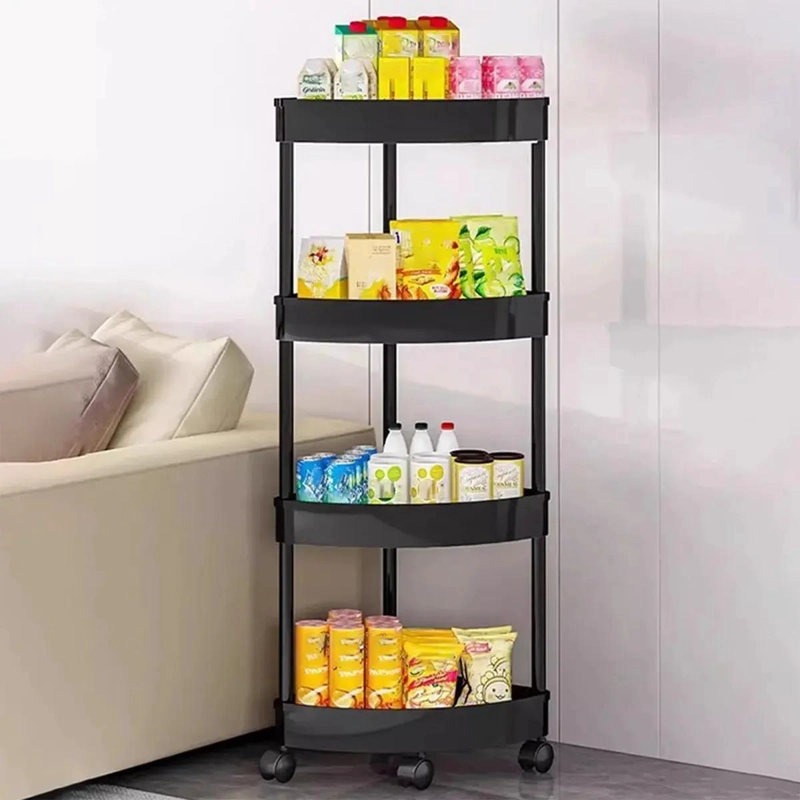 ORGANIZADOR ESQUINERO PARA BAÑO CON 4 REPISAS Y ESTANTE DE COCINA - 5