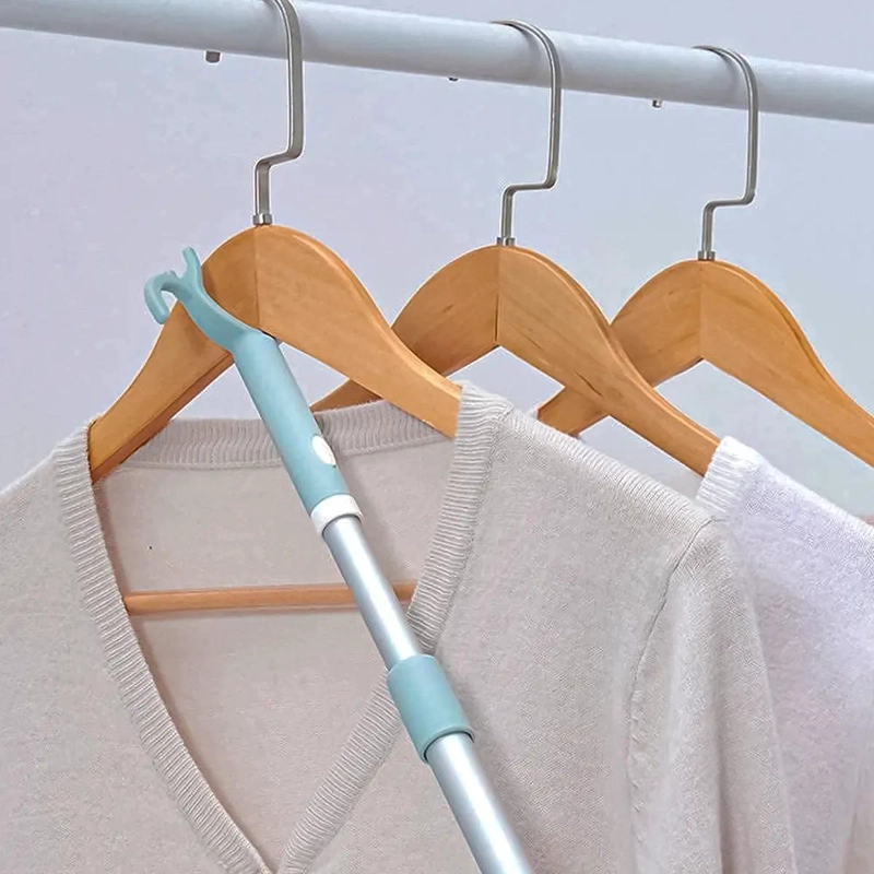 BARRA EXTENSIBLE PARA COLGAR ROPA CON VARILLA AJUSTABLE Y DISEÑO SLIM - 3