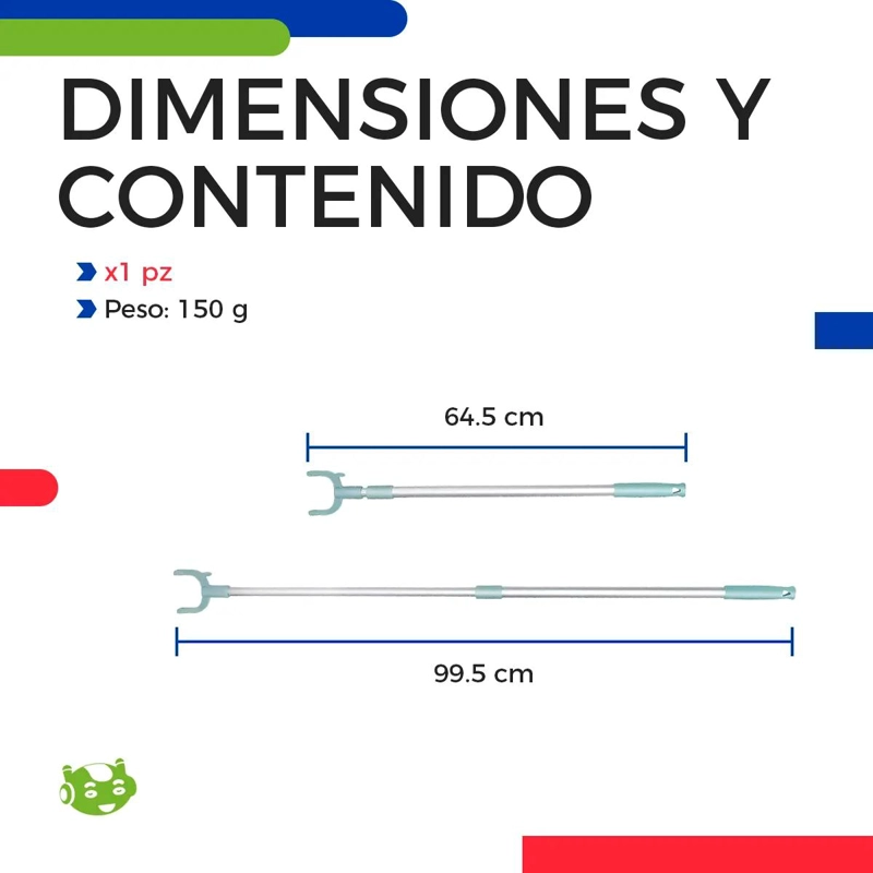 BARRA EXTENSIBLE PARA COLGAR ROPA CON VARILLA AJUSTABLE Y DISEÑO SLIM - 4