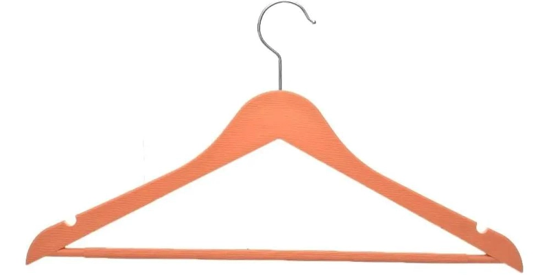SET DE 5 COLGADORES PARA ROPA CON DISEÑO ANTIDESLIZANTE Y RECUBRIMIENTO DE PVC - 3