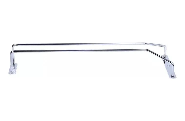 COLGADOR DE COPAS METALICO CROMADO PARA ORGANIZACION EN BARRA - 4