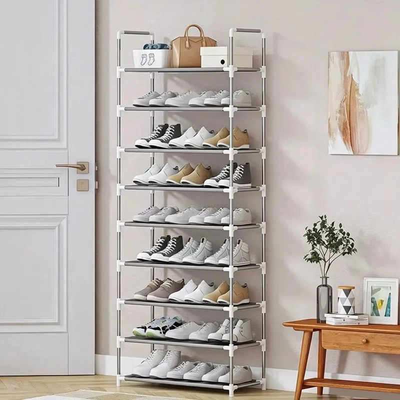 ORGANIZADOR DE ZAPATOS CON 9 PISOS PARA 20 A 30 PARES - 1