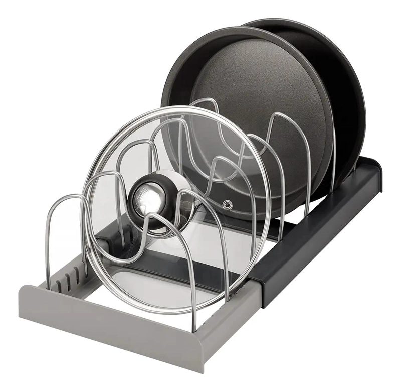 SOPORTE ORGANIZADOR EXTENSIBLE PARA OLLAS, SARTENES Y TAPAS - 1