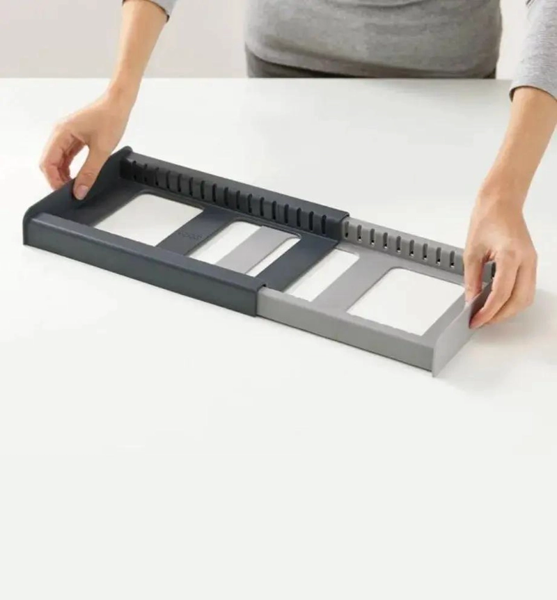 RACK ORGANIZADOR EXPANDIBLE PARA OLLAS, TAPAS Y TABLAS EN COLOR NEGRO - 5