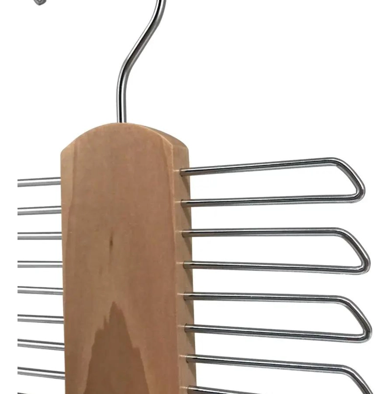 COLGADOR DE MADERA PARA ORGANIZAR CORBATAS Y ACCESORIOS - 4