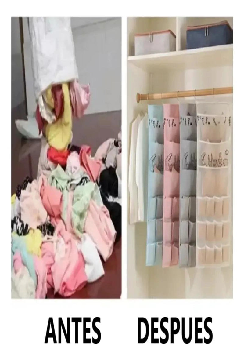 ORGANIZADOR COLGANTE INFANTIL PARA ROPA INTERIOR Y CALCETINES - 3