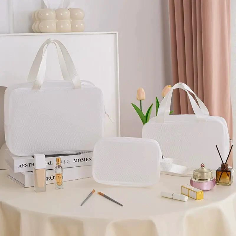SET DE 3 COSMETIQUEROS ORGANIZADORES MULTIUSO DE ALTA CALIDAD - 3