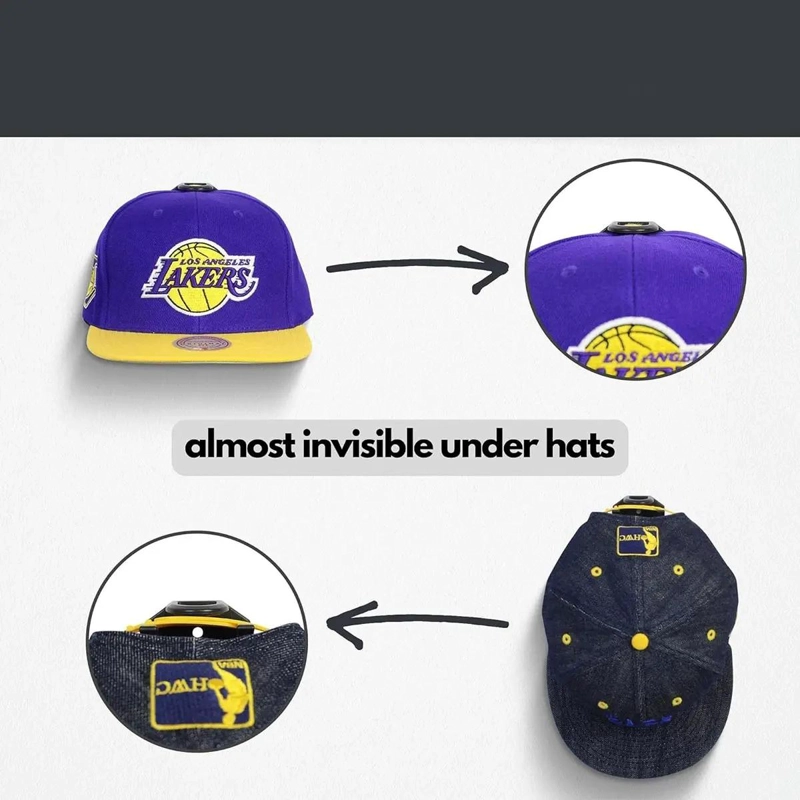 SET DE 16 GANCHOS ORGANIZADORES PARA GORRAS Y ACCESORIOS DE PARED - 5