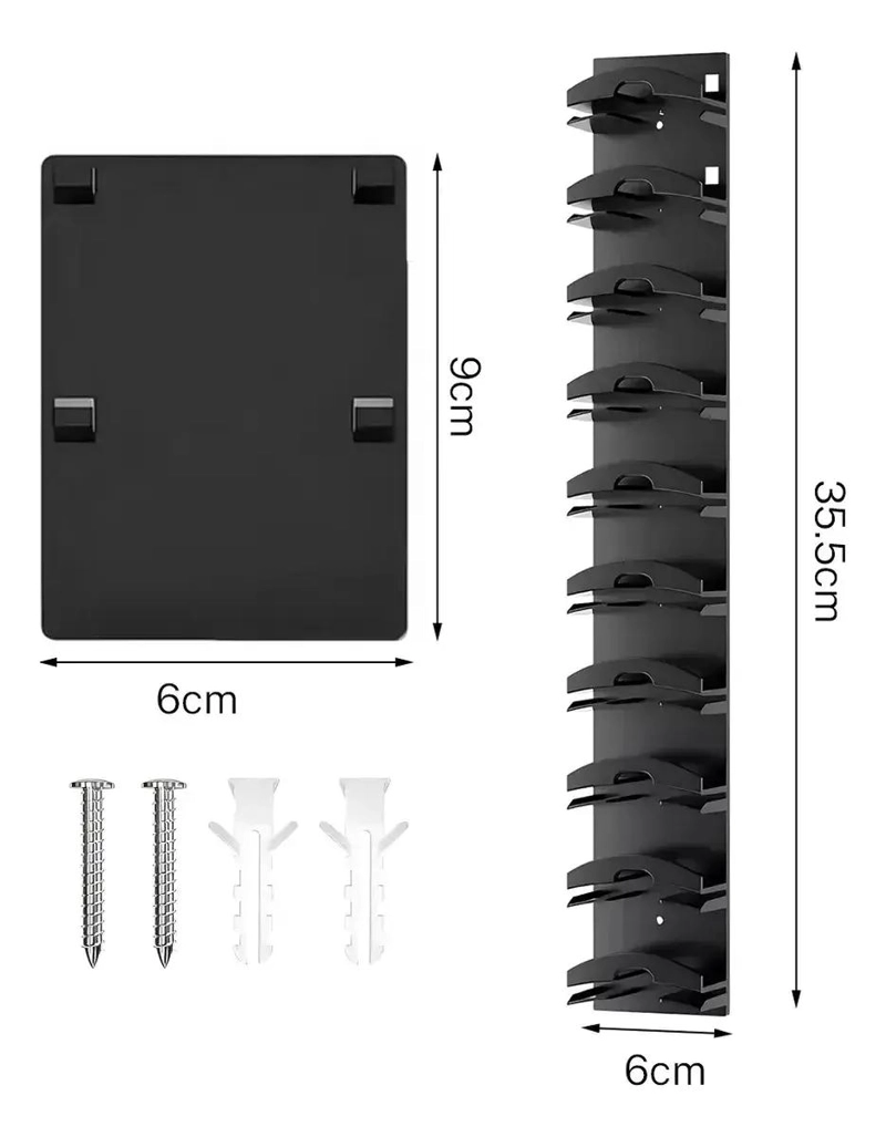 SOPORTE PARA GORRAS PARA COLGAR EN PARED, CLOSET O ESTANTE - 2