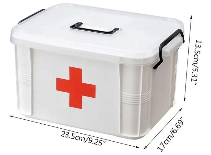ORGANIZADOR CON COMPARTIMIENTOS PARA ALMACENAMIENTO DE MEDICAMENTOS - 4