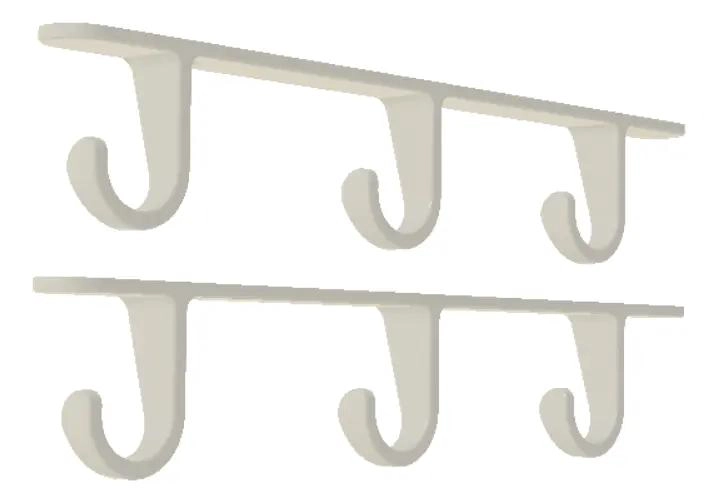 SET DE 4 COLGADORES PARA TAZAS CON SOPORTE PARA COCINA - 1
