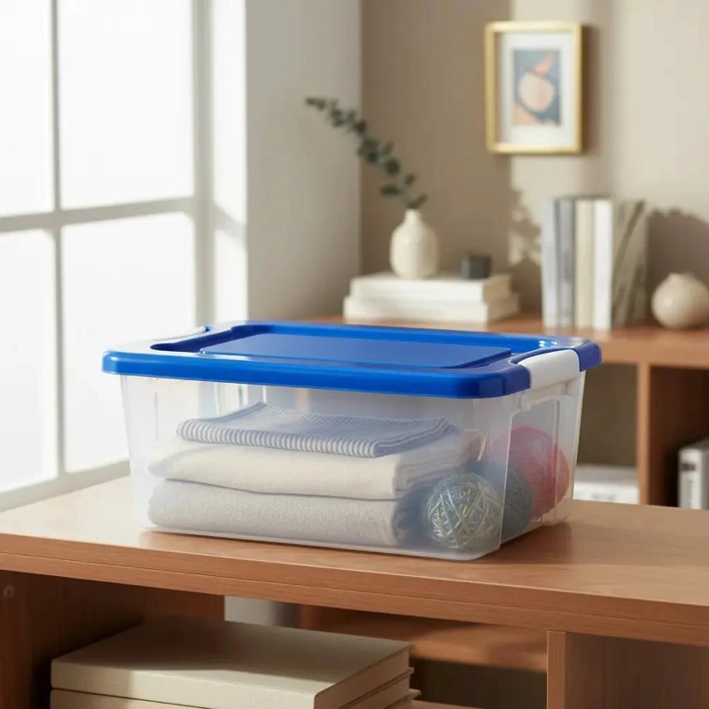 CAJA DE ALMACENAMIENTO PRACTICA PARA CLOSET Y HOGAR CON DISEÑO COMPACTO - 1