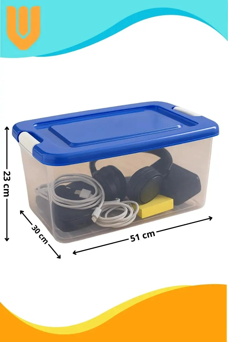 CAJA DE ALMACENAMIENTO PRACTICA PARA CLOSET Y HOGAR CON DISEÑO COMPACTO - 3